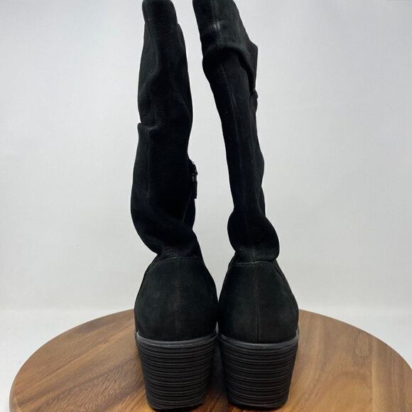 Dansko Boots Womens 40 Cassy Wedge Mid Calf Boots 1622100200 Suede Zip Casual - Picture 4 of 8